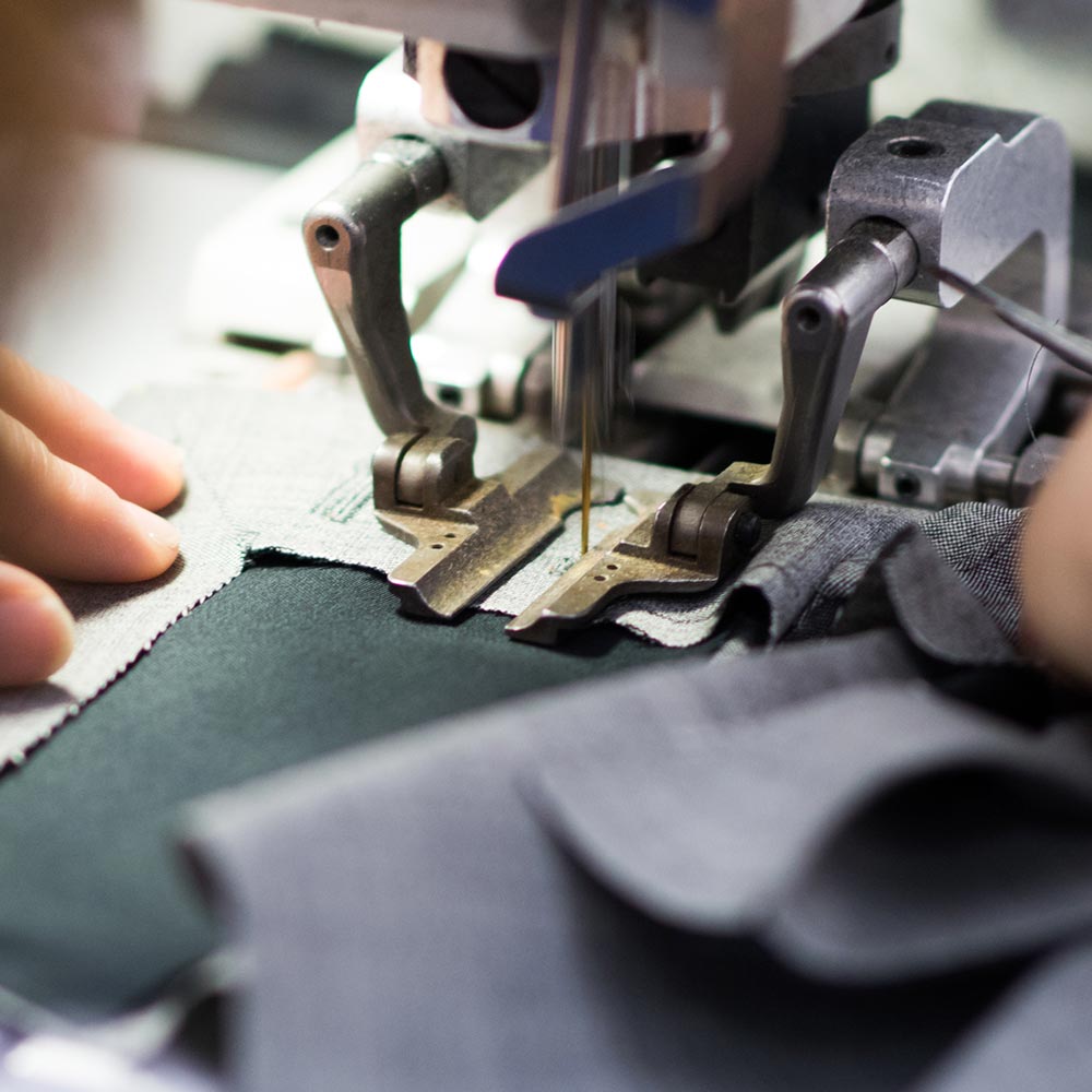 品質に絶対の自信がある縫製工場での製造